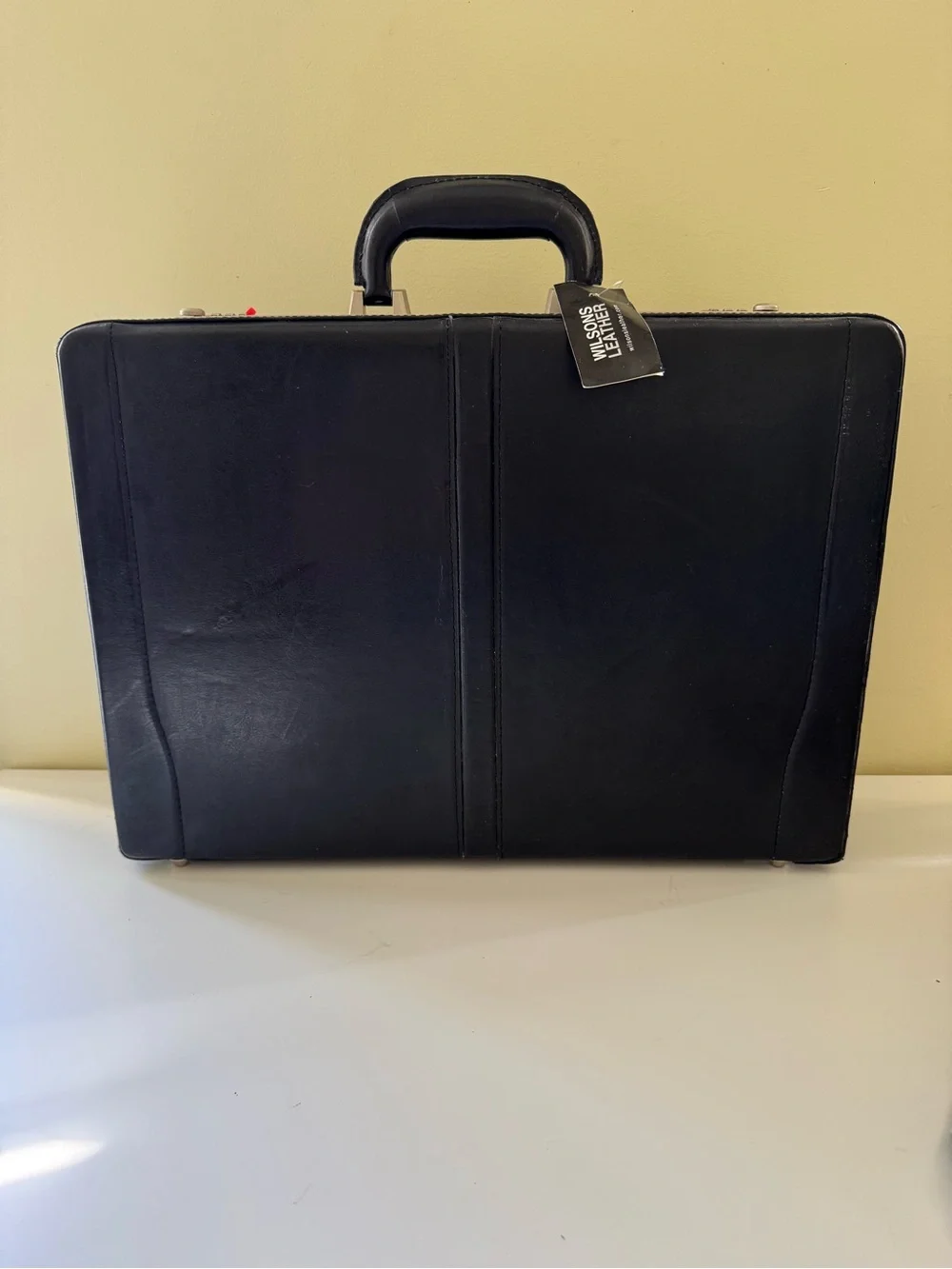 Wilsons Leather Genuine Leather Attaché Briefcase Business Case